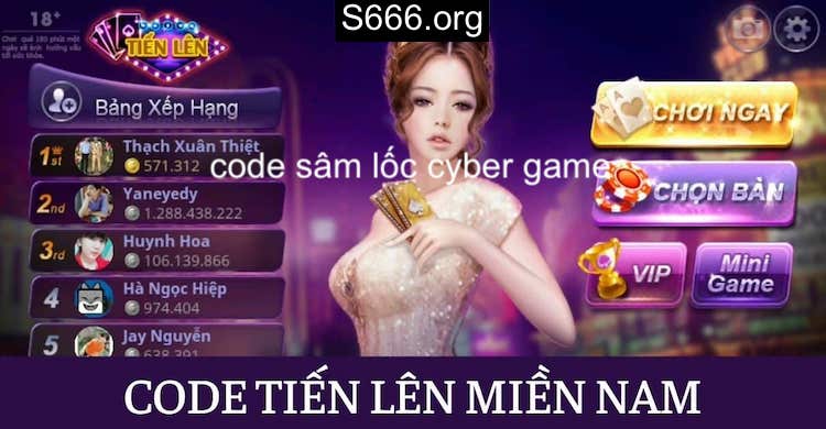 code sâm lốc cyber game